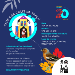 20 anos cultura viva ponto de cultura solar da mímica